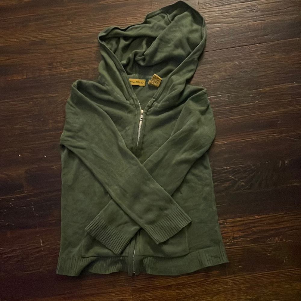 BLUE ASPHALT  small hoodie, cute green in color size small